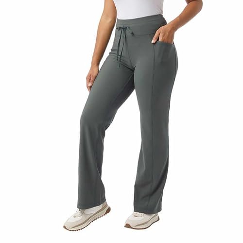 32 Degrees Ladies' Wide Leg Pants - Ribbed Semi-Flare Pant - Yoga Pants (1752055)