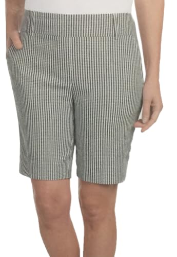 Hilary Radley Women's Pull on Mid Rise Stretch Comfort Bermuda Short 1745667