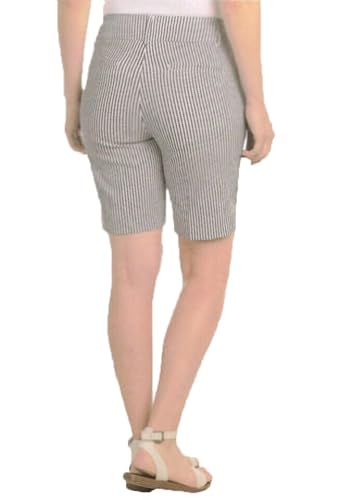 Hilary Radley Women's Pull on Mid Rise Stretch Comfort Bermuda Short 1745667