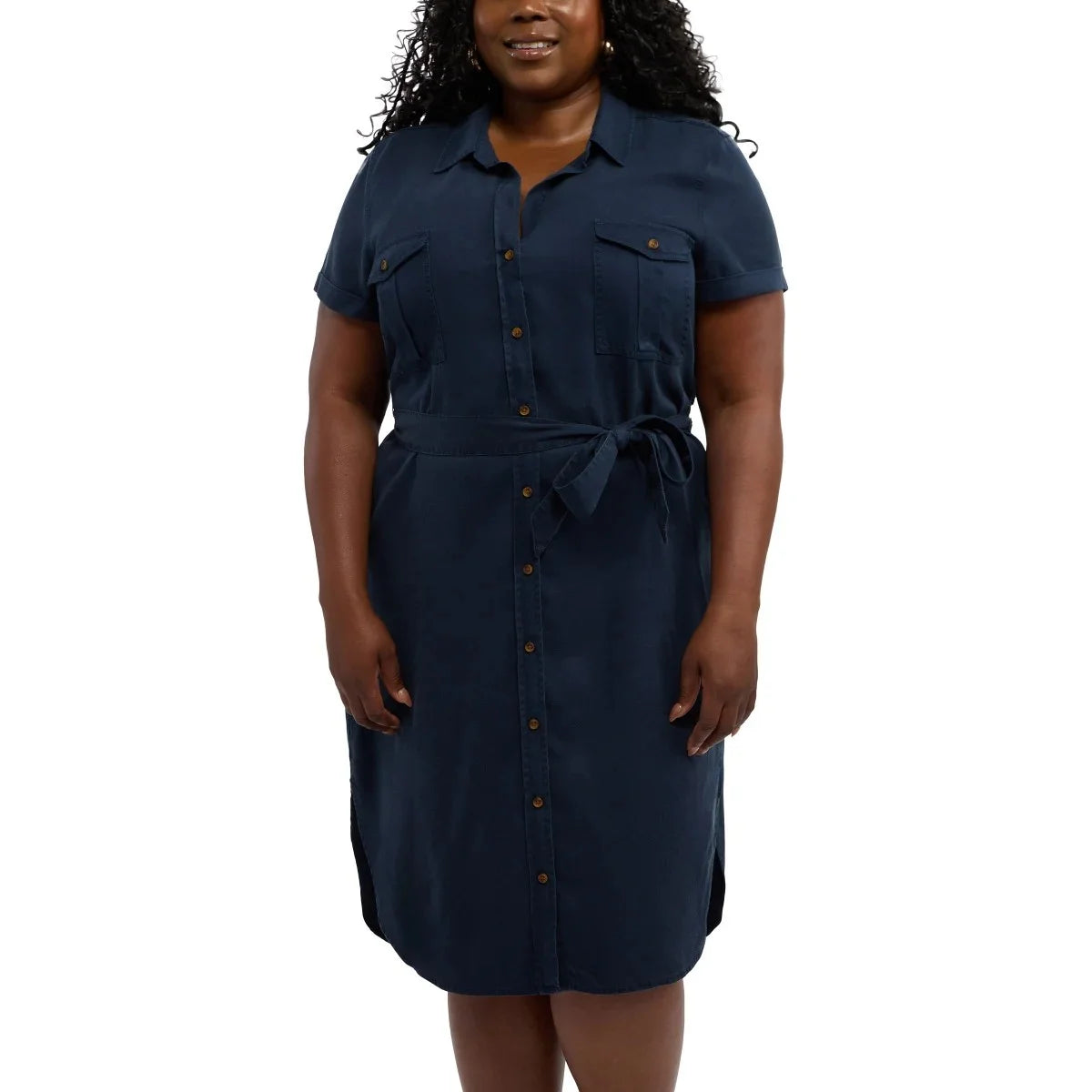 Teddi Rose Women's Tencel Shirt Dress 1846020