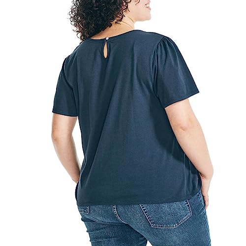 Nautica Womens Side-Tie Short Sleeve Comfort T-Shirt 1669199