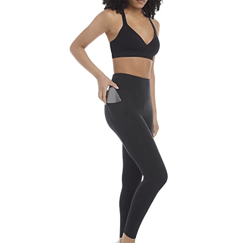 Danskin Women S Ultra High Rise 2 Side Pockets Moisture Wicking Soft Brushed Leggings 1619990
