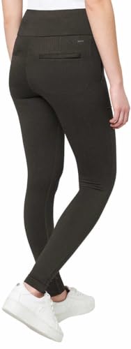 Mondetta Womens Midweight High Rise Jacquard Knit Legging (US, Alpha, Small, Regular, Regular, Chicory Coffee)
