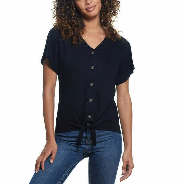 Weatherproof Vintage Ladies' Tie Front Top (1675452)
