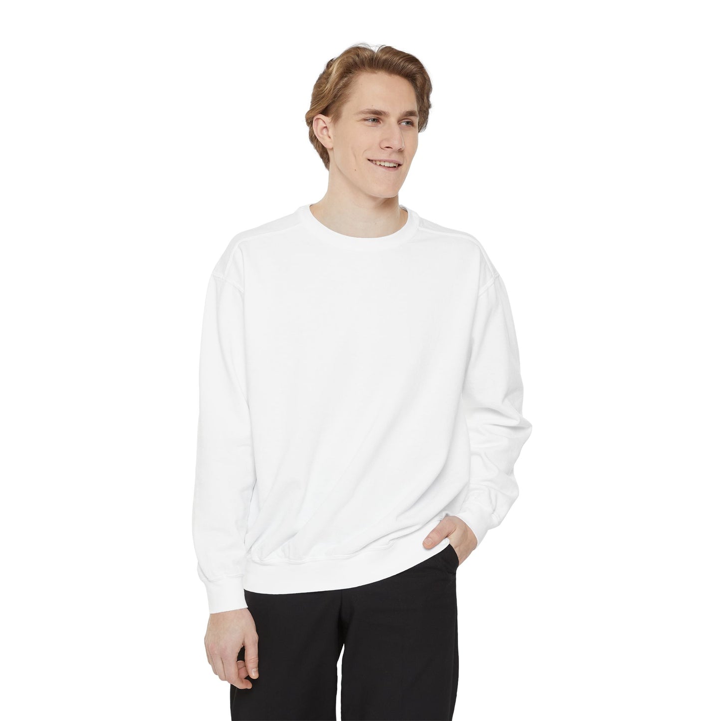Cozy Unisex Garment-Dyed Sweatshirt - Perfect for Comfort and Style
