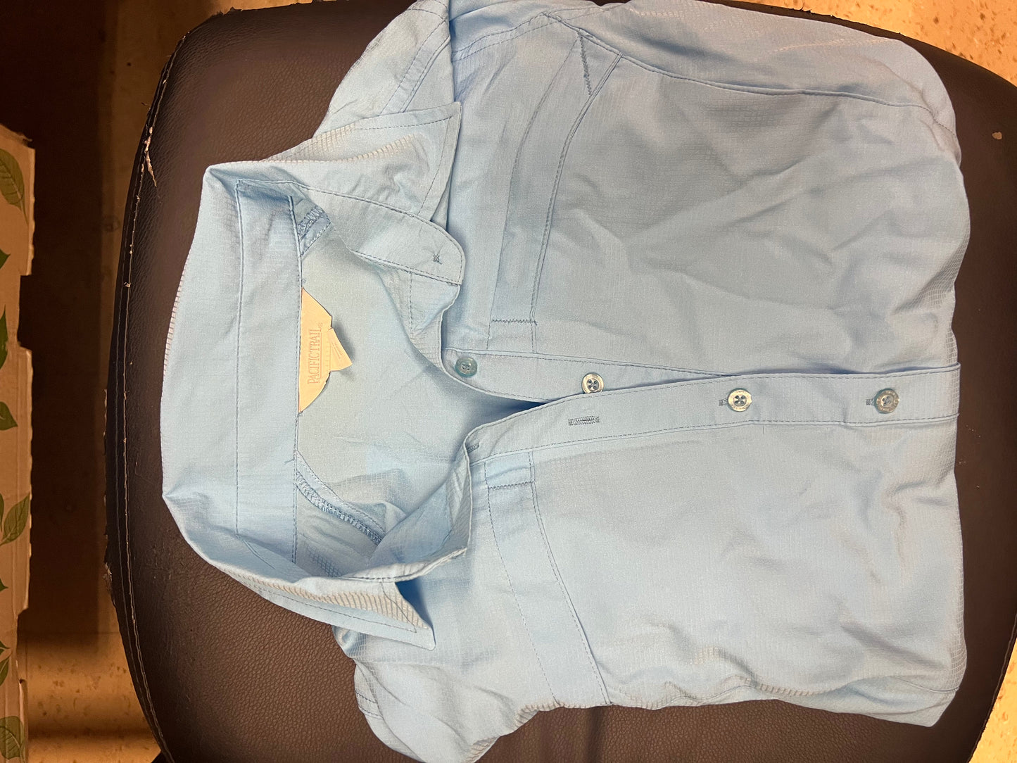 Pacific Trail Shirt Women Small Blue Button Up Long Sleeve - NEW W/OUT TAGS