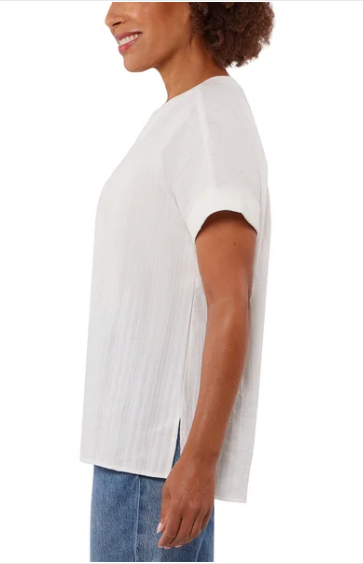 Matty M Ladies' Cotton Popover Top