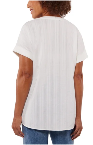 Matty M Ladies' Cotton Popover Top