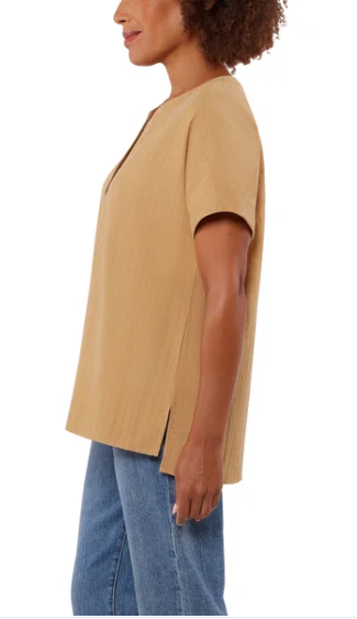 Matty M Ladies' Cotton Popover Top