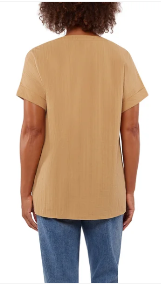 Matty M Ladies' Cotton Popover Top