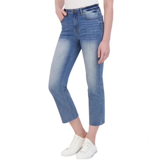 Vigoss Ladies' High-Rise Straight Crop Jean
