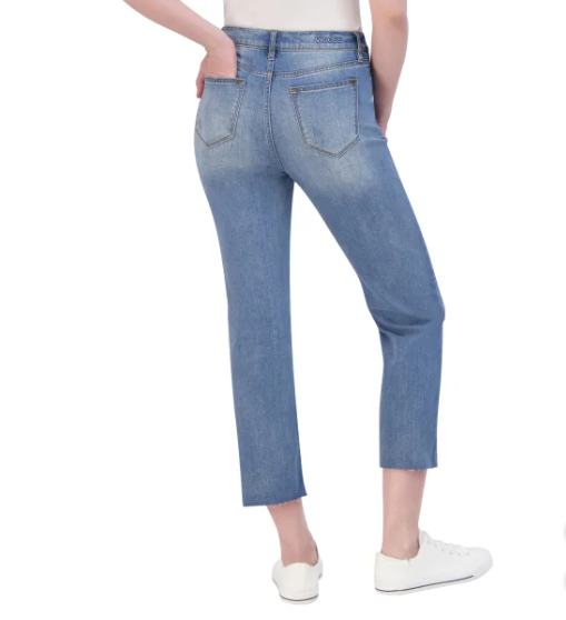 Vigoss Ladies' High-Rise Straight Crop Jean