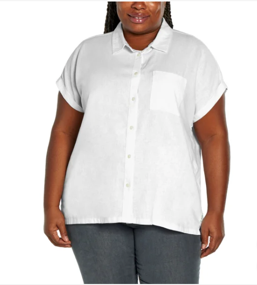 Orvis Ladies' Short Sleeve Linen Blend Shirt (1758407)