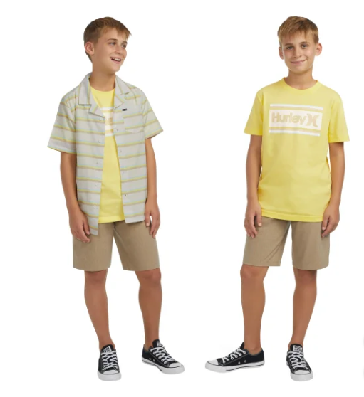 Hurley Youth Woven Shirt & Tee Set (1749456)