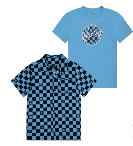 Hurley Youth Woven Shirt & Tee Set (1749456)