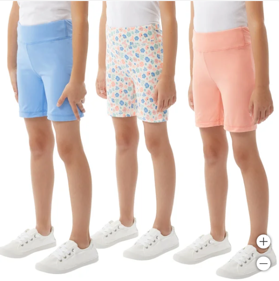32 Degrees Kids' 3-pack Bike Short (1748332)