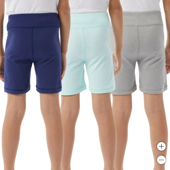 32 Degrees Kids' 3-pack Bike Short (1748332)
