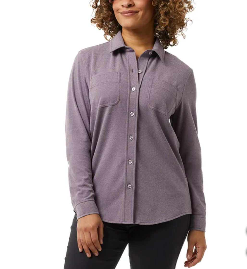 32 Degrees Ladies' Soft Fleece Button Up Shirt (1815413)
