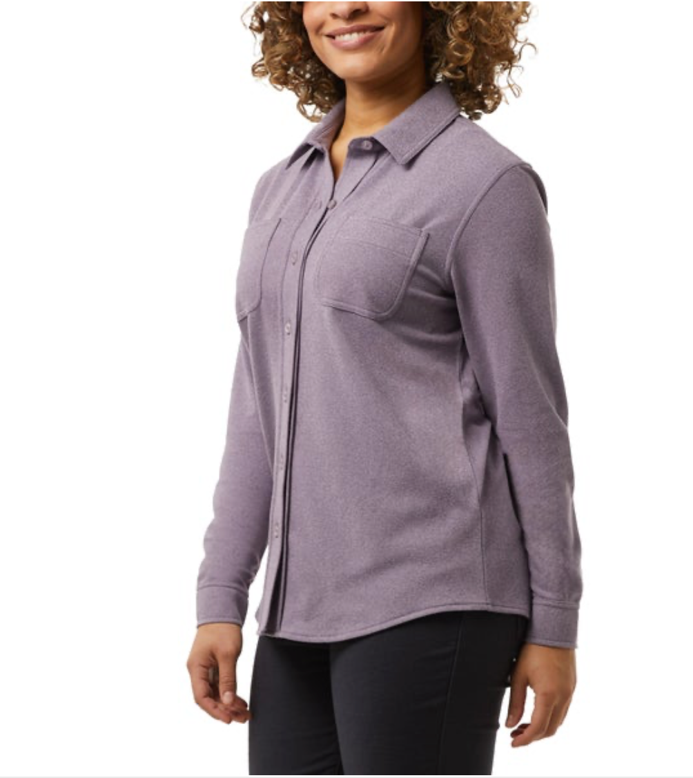 32 Degrees Ladies' Soft Fleece Button Up Shirt (1815413)