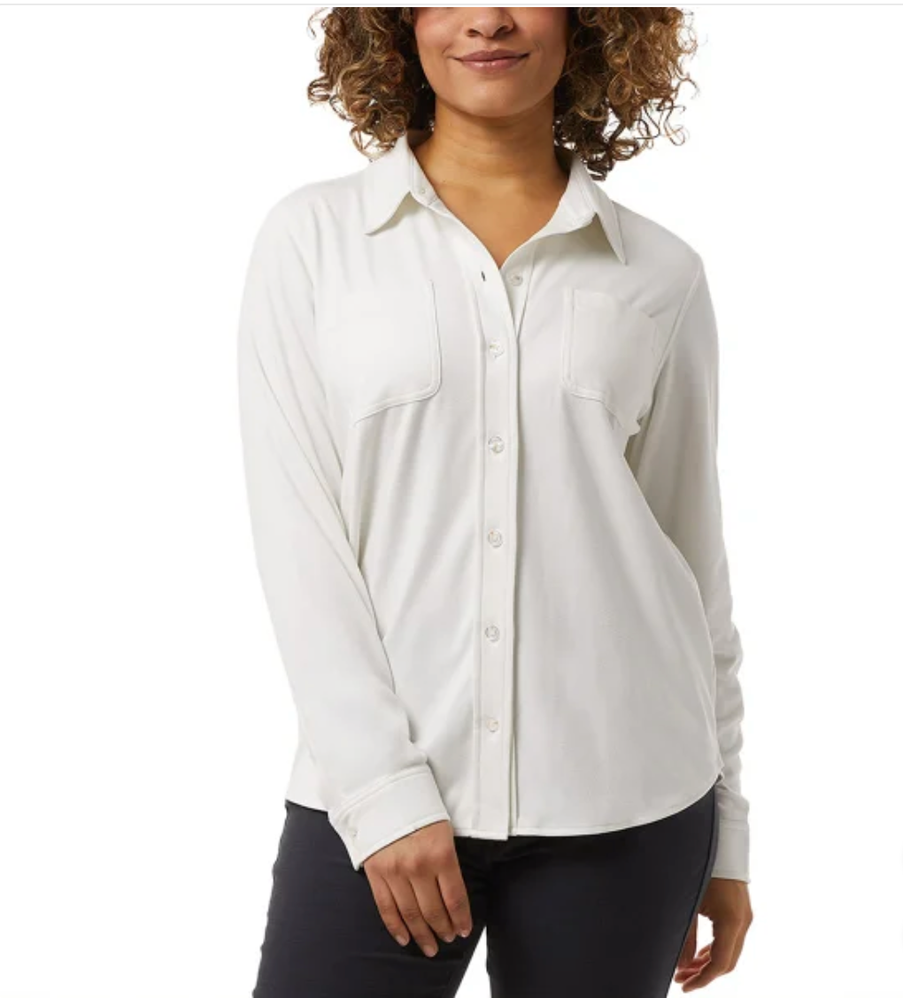 32 Degrees Ladies' Soft Fleece Button Up Shirt (1815413)