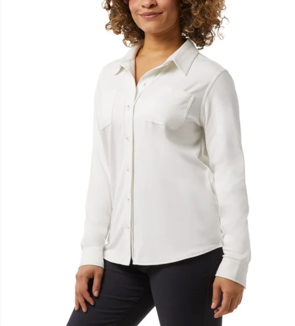 32 Degrees Ladies' Soft Fleece Button Up Shirt (1815413)
