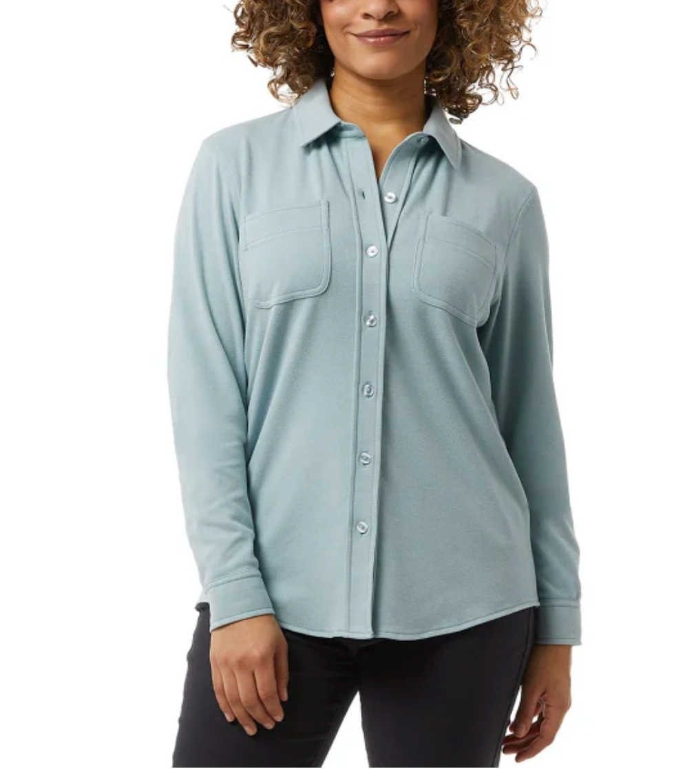 32 Degrees Ladies' Soft Fleece Button Up Shirt (1815413)