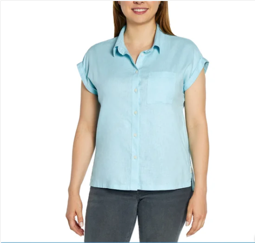 Orvis Ladies' Short Sleeve Linen Blend Shirt (1758407)