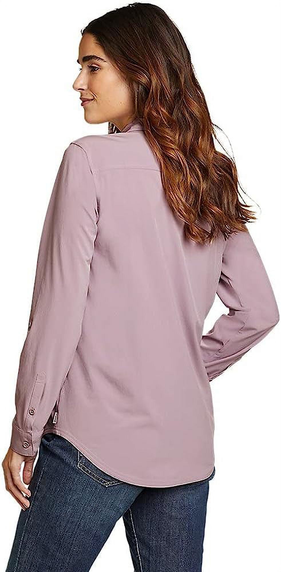 Eddie Bauer Women's Departure Stretch Moisture Wicking Long Sleeve Shirt with UPF 50 (1699065)