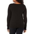 Splendid Women's Long Sleeve Ribbed Crewneck Top (1802463)