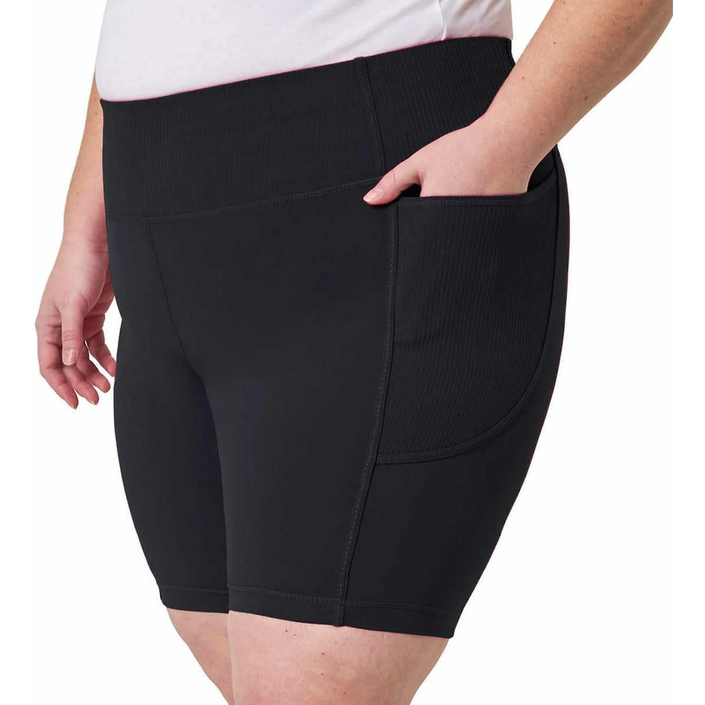 Mondetta Womens Active Midweight Ribbed Bike Short (1751590)