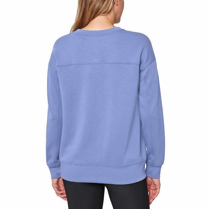 Mondetta Womens Midweight Long Sleeve Crewneck Scuba Sweatshirt (1668886)