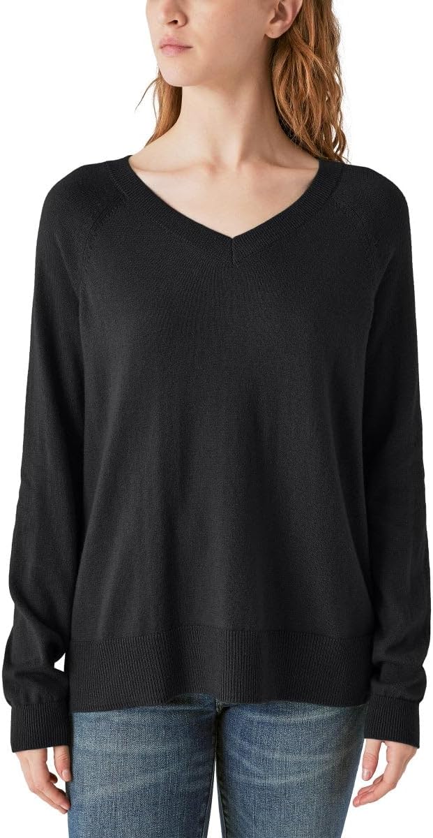 Lucky Brand Ladies' V-Neck Sweater (1722442)