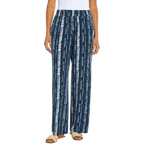 Three Dots Ladies' Printed Pull-On Pant (1621313)