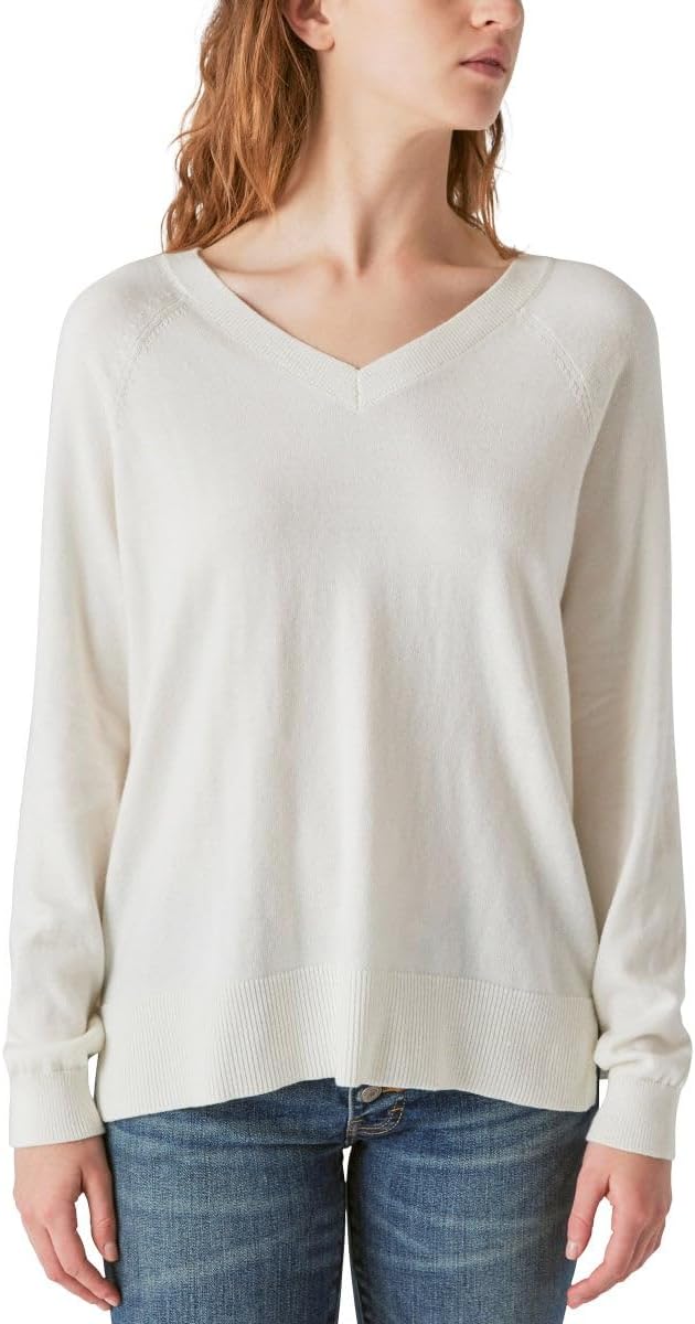 Lucky Brand Ladies' V-Neck Sweater (1722442)