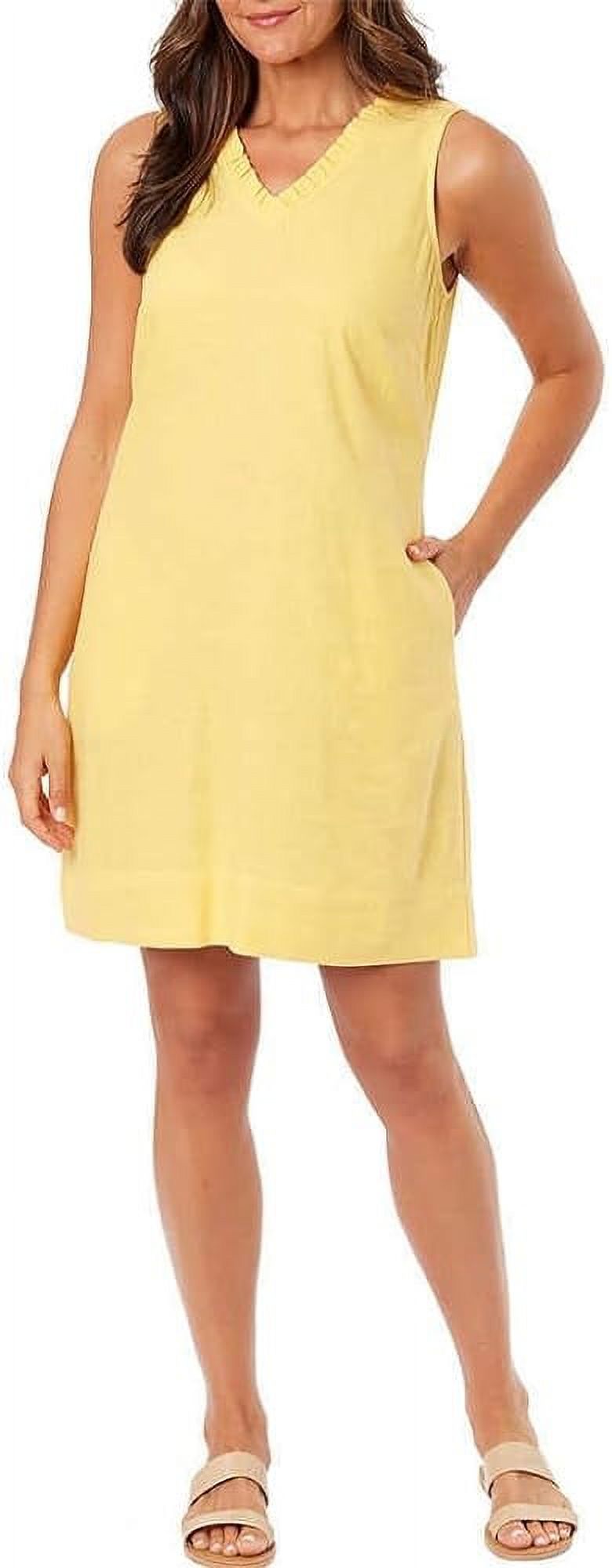 Briggs Women's Linen Blend Sleeveless Dress (1669991)