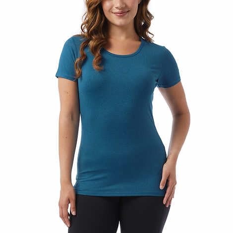 32 Degrees Ladies' Cool Tee Short Sleeve Scoop Neck, 3-Pack 1367174