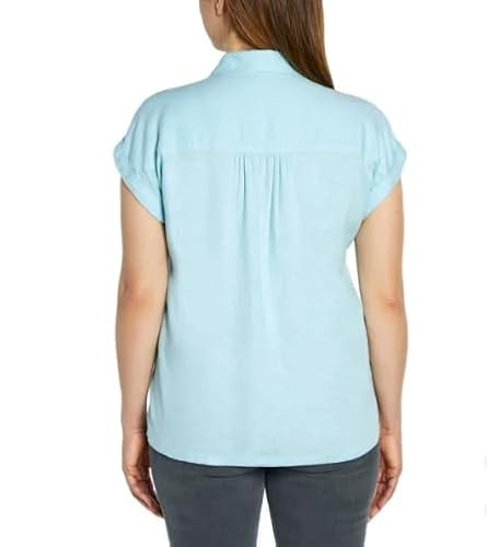 Orvis Ladies' Short Sleeve Linen Blend Shirt (1758407)
