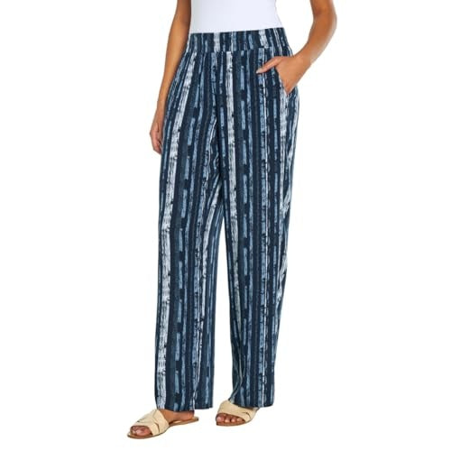 Three Dots Ladies' Printed Pull-On Pant (1621313)