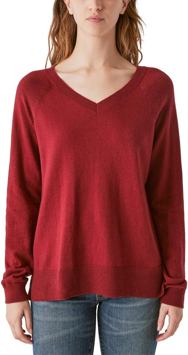 Lucky Brand Ladies' V-Neck Sweater (1722442)