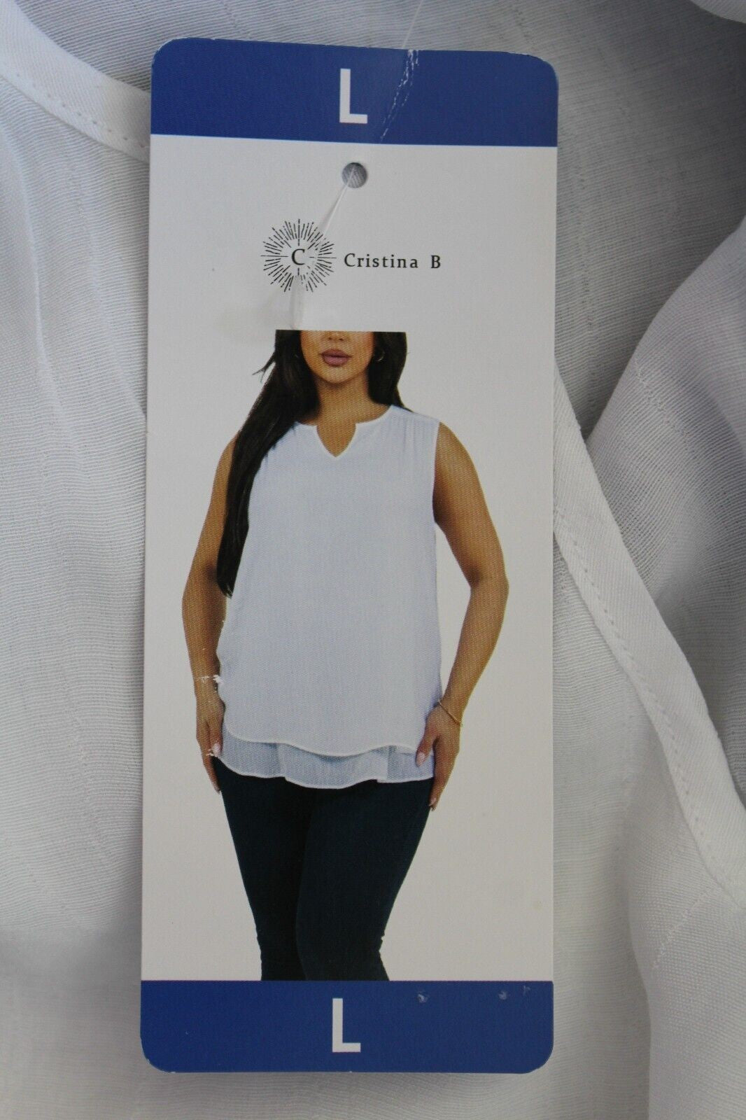 Cristina B Ladies' Sleeveless Blouse (1772603)