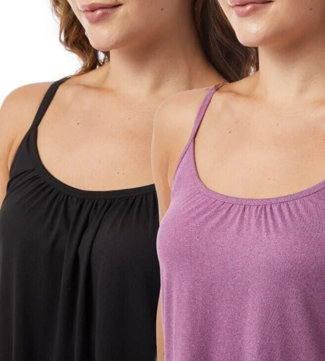 32 Degrees Ladies' Bra Top Cami, 2-pack (1560459)