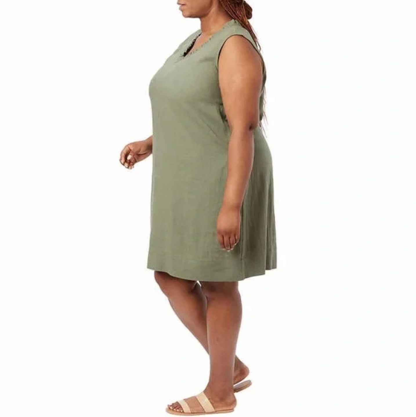 Briggs Women's Linen Blend Sleeveless Dress (1669991)