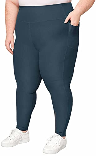 Mondetta Women's High Rise Side Pockets Mesh Cut Out Active Tight Moisture Wicking Legging (1668573)