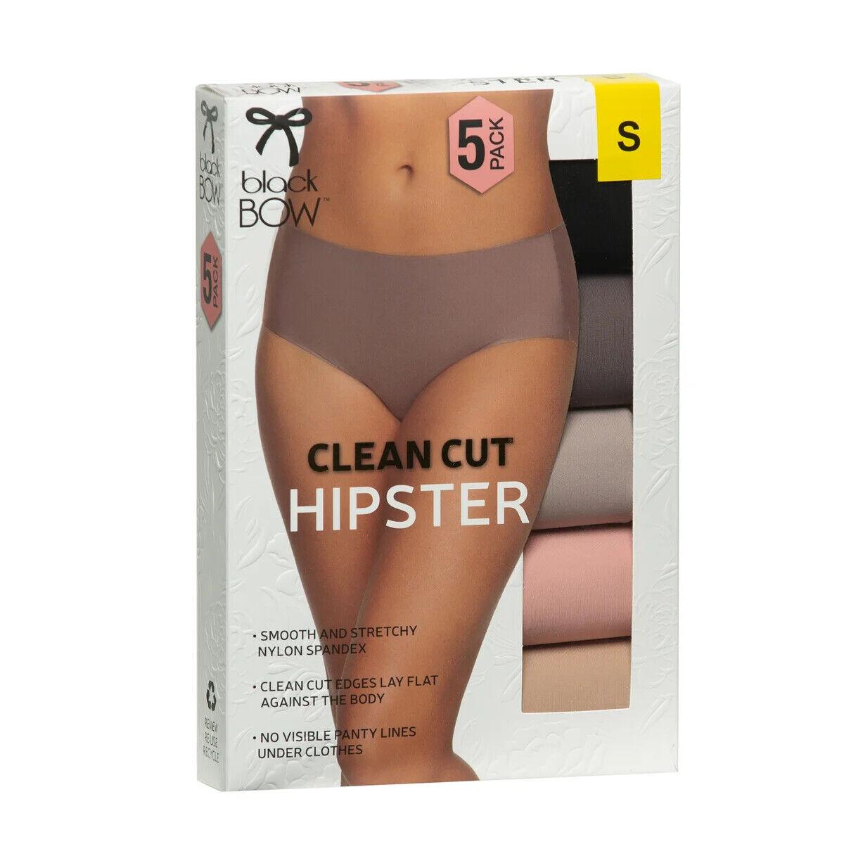 Black Bow Ladies’ Clean Cut Hipster, 5-pack (1758490)