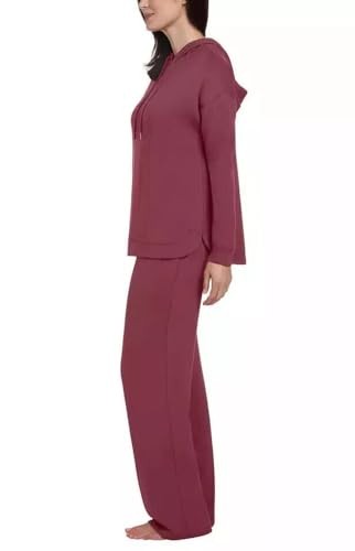 Max & Mia Women's 2-Piece Signature Hoodie Lounge Pajama Set (1721289)