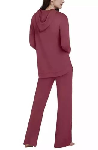 Max & Mia Women's 2-Piece Signature Hoodie Lounge Pajama Set (1721289)