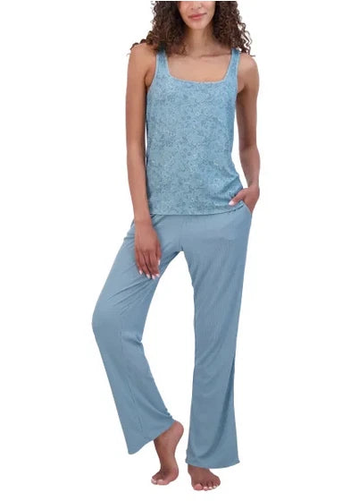 Live 2 Lounge Ladies' 3-Piece Cooling Effects Lounge Set Cardigan, Tank, Pant