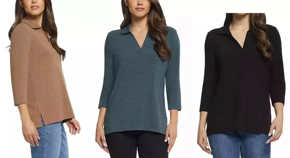 Matty M Women's the Johnny Collar Polo (1797402)