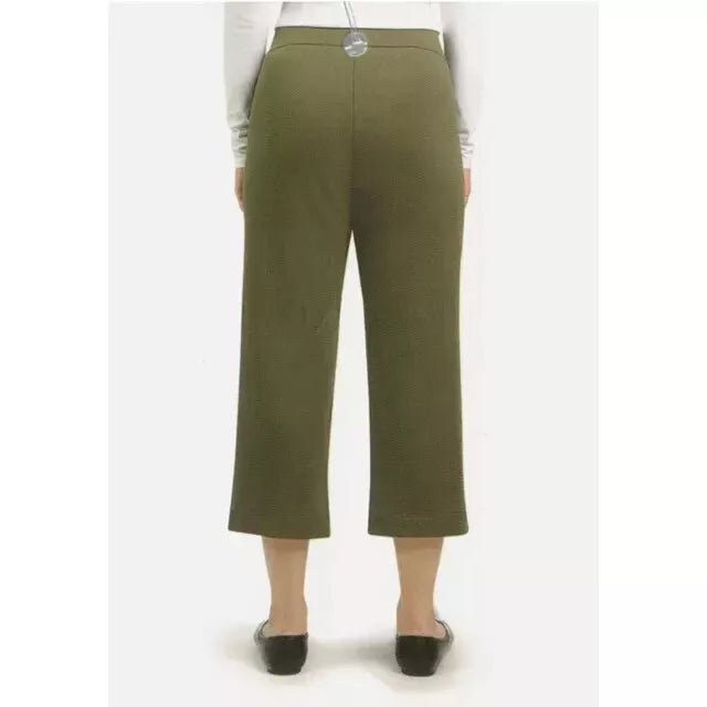 LANDS END Shore Knit Capri Pants Stretch Waist Pull on Womens (1761859)