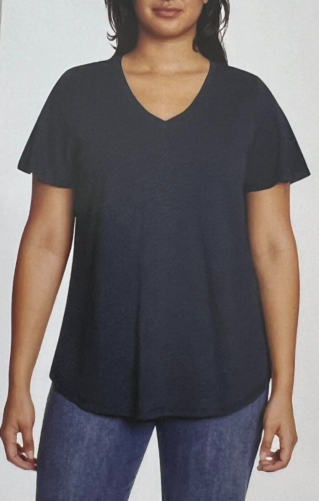 Jessica Simpson Ladies' Knit Flutter Sleeve V-Neck Tee (1685886)
